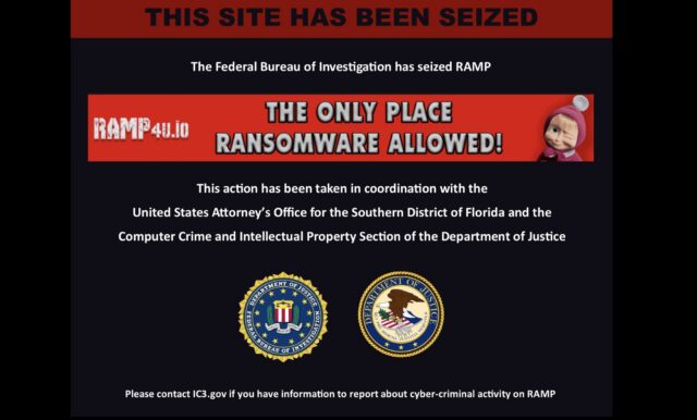 Site catering to online criminals has been seized by the FBI