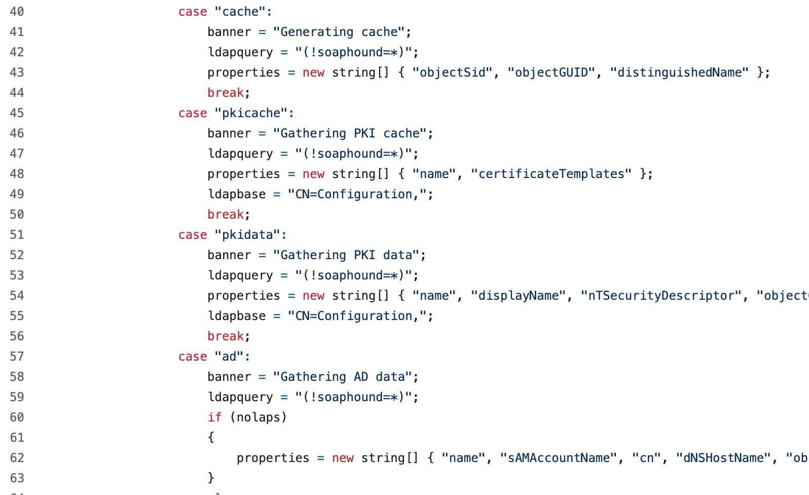 The (!FALSE) Pattern: How SOAPHound Queries Disappear Before They Hit Your Logs