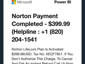 There's a rash of scam spam coming from a real Microsoft address