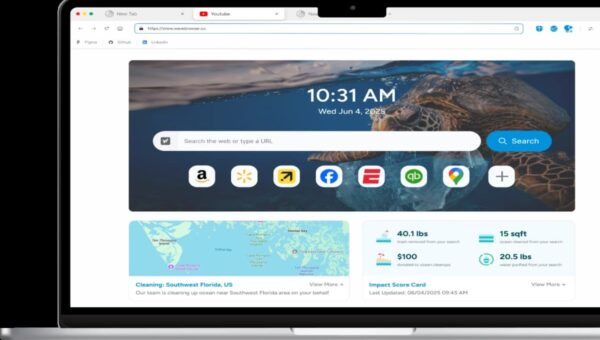 Wave Browser Brings Gaming Tools and Ocean Cleanup into the Same Tab 