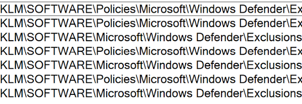 You Can Run, but You Can’t Hide: Defender Exclusions