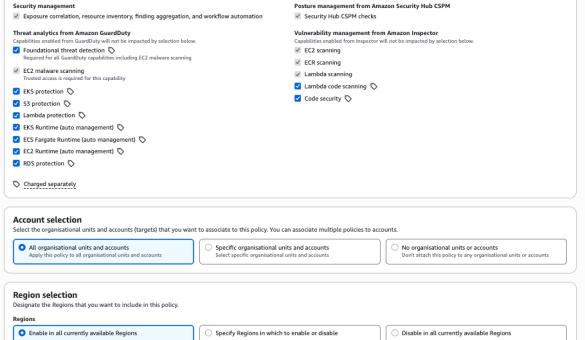 Figure 1- Security Hub centralized configuration