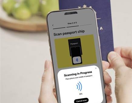 CBA onboards customers with NFC scans of ePassports