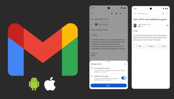 Google Launches Gmail End-to-End Encryption for Android and iOS