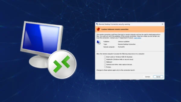 Microsoft Confirms Remote Desktop Warnings May Display Incorrectly After April 2026 Security Update