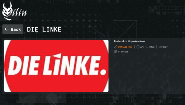 Qilin ransomware group claims the hack of German political party Die Linke