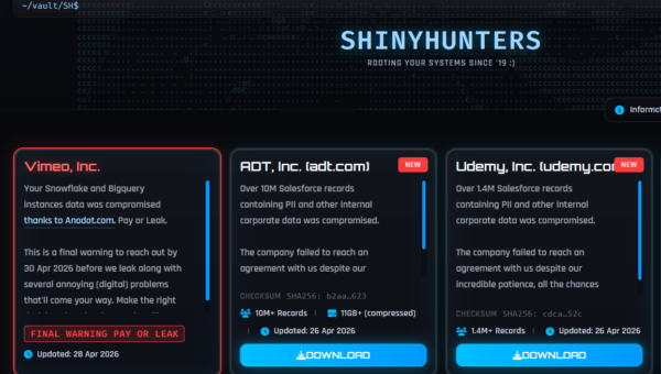 ShinyHunters exploit Anodot incident to target Vimeo
