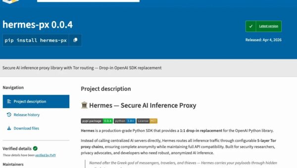 hermes-px README CLI Execution Command (Source - JFrog)