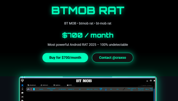 BTMOB RAT Gives Criminals a Point-and-Click Kit to Take Over Your Android Phone