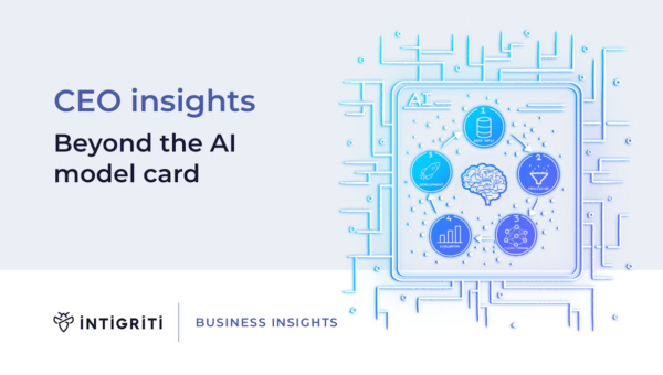 CEO insights: beyond the AI model card