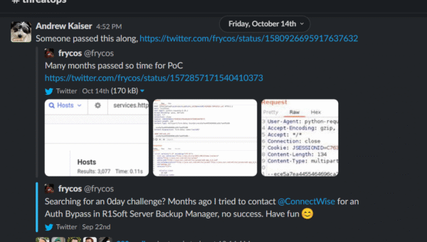 slack thread