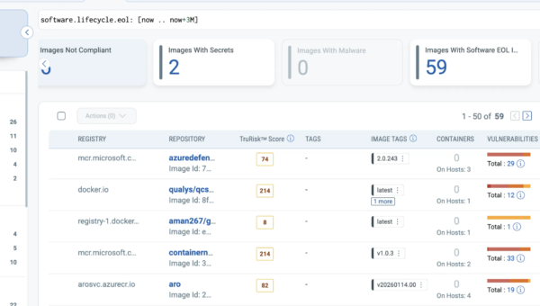 EOL/EOS Detection for Containers: Cloud-Native Lifecycle Visibility