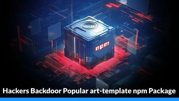 Hackers Backdoor Popular art-template npm Package to Launch Watering-Hole Attacks