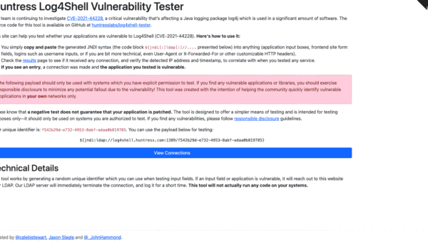 Log4Shell Tester