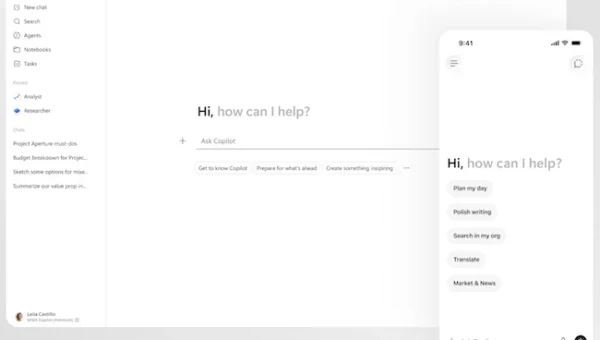 Microsoft 365 Copilot redesign.webp