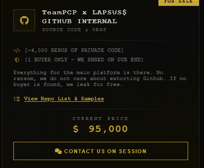 Figure 1: Screenshot of LAPSUS$ DLS post on May 21, 2026 (Source: Dark Web Informer)