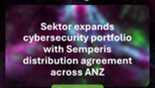 Sektor signs Semperis distribution agreement across Australia and New Zealand