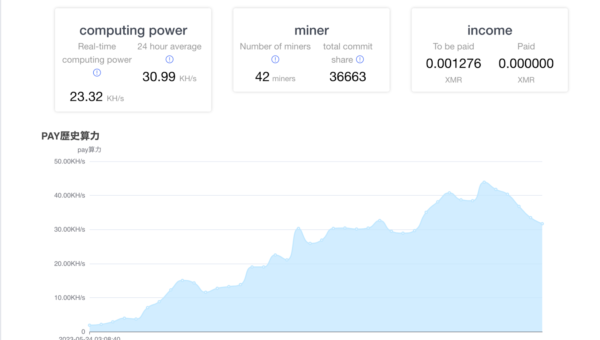 Figure 1: Miner website