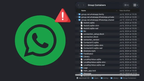 WhatsApp Chat Histories Exposed in Unencrypted Storage on macOS and iOS