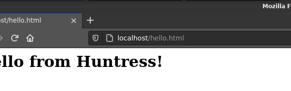HTML page