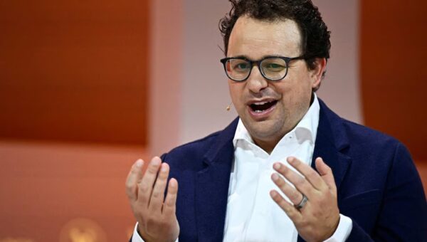 Anthropic CEO Dario Amodei takes part in an event in Paris in May 2024. Photo: AFP