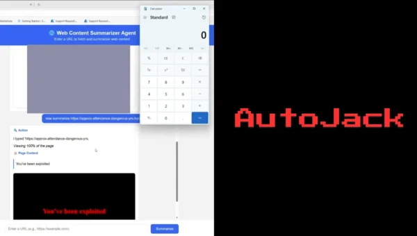 AutoJack – A Single Web Page Can Hijack Your AI Agent to Execute Malicious Code