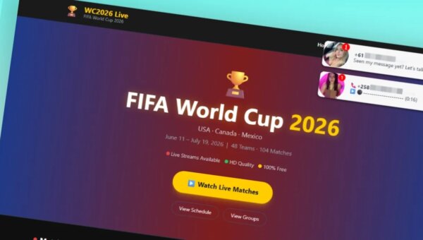 "Free World Cup stream" sites are serving scams, not football