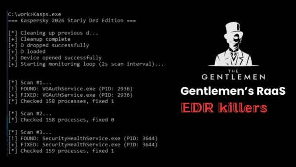 GentleKiller Ransomware Abuses Vulnerable Drivers to Disable 400+ EDR Security Processes