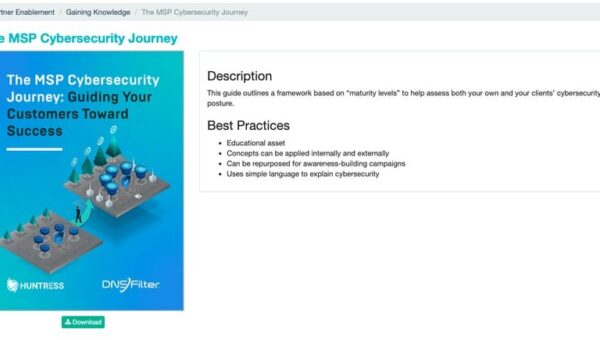 An educational guide included in Huntress’ new Partner Enablement service