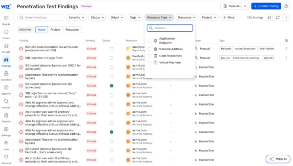 Introducing Penetration Test Findings: Unified Offensive Security in Wiz