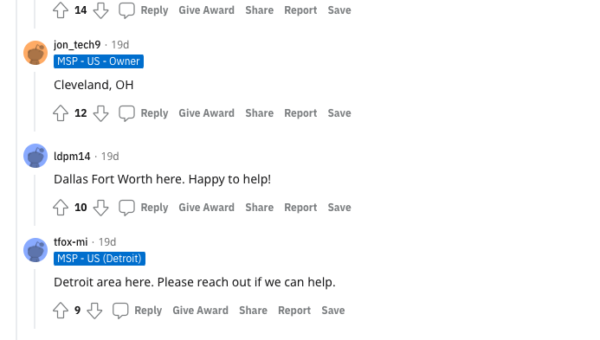MSP Response
