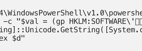 Snapshot of PowerShell Payload