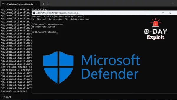 New RoguePlanet 0-Day Exploit in Windows Defender Grants SYSTEM Access to Attackers