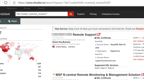 Validating the SolarWinds N-central 'Dumpster Diver' Vuln