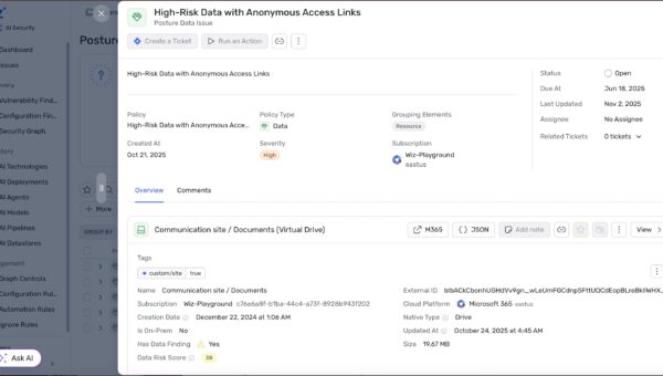Wiz for Microsoft 365: Bringing SaaS into the Security Graph