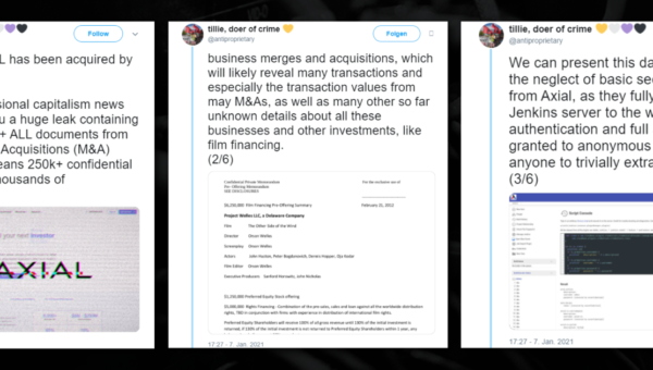 SMB breach details via Twitter