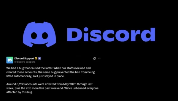 Discord's Security Systems Mistakenly Banned 8,000+ Accounts Since May 2026