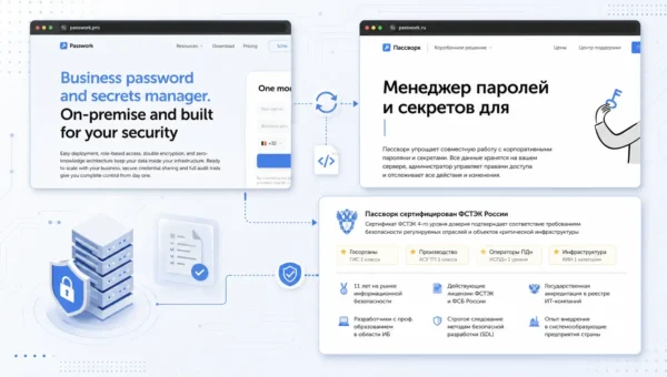 European Password Manager Passwork Shares Codebase and Updates With FSTEC-Certified Russian Firm