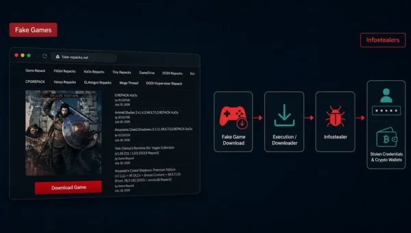 Hackers Turn Fake Games Into Multi-Stage Infostealers That Steal Passwords and Crypto Wallets