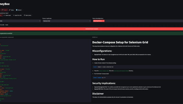 HoneyBee: Automating Honeypots for Modern Threat Research