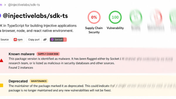 Injective Labs GitHub Compromise Pushes Wallet-Key-Stealing npm Packages