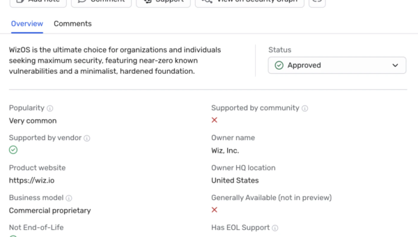 Introducing WizOS: Securing Wiz from the ground up with hardened, near-zero-CVE container base images.