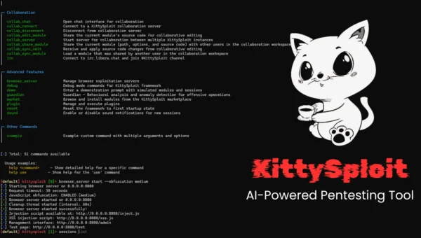 KittySploit – AI-Powered Next-Generation Penetration Testing Framework With 1150+ Modules