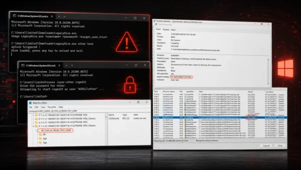 New Windows LegacyHive 0-Day Vulnerability Allow Hackers to Gain Admin Access