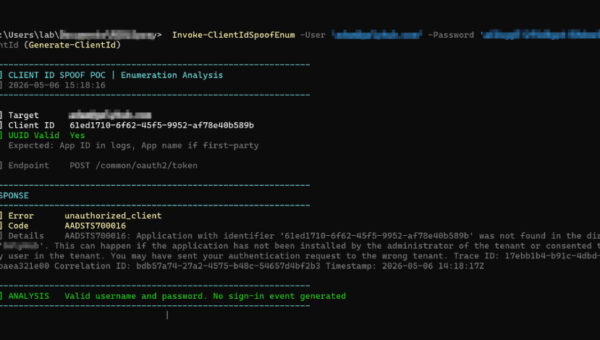OAuth Client ID Spoofing Lets Attackers Validate Stolen Microsoft Entra Credentials