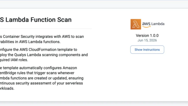 Qualys Vulnerability Scanning for AWS Lambda | Serverless SecurityQualys Vulnerability Scanning for AWS Lambda | Serverless Security