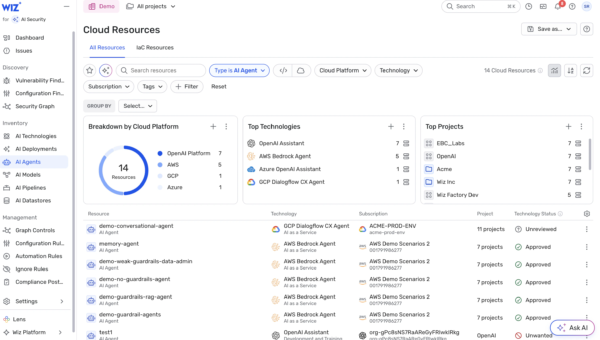 Securing AI Agents with Wiz AI-SPM