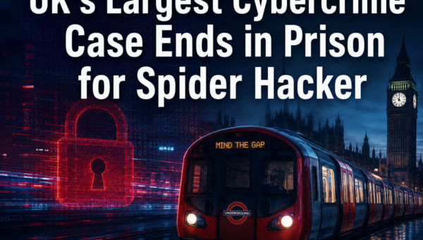 UK’s Largest Cybercrime Case Ends in Prison for Spider Hacker