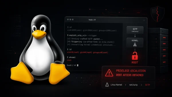 18-Year-Old Linux Kernel SCTP Vulnerability Lets Attackers Gain Full Root on Host